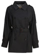 Max Mara The Cube Black Polyester Coat