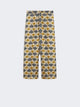 S Max Mara Timec - Printed Silk Fluid Trousers