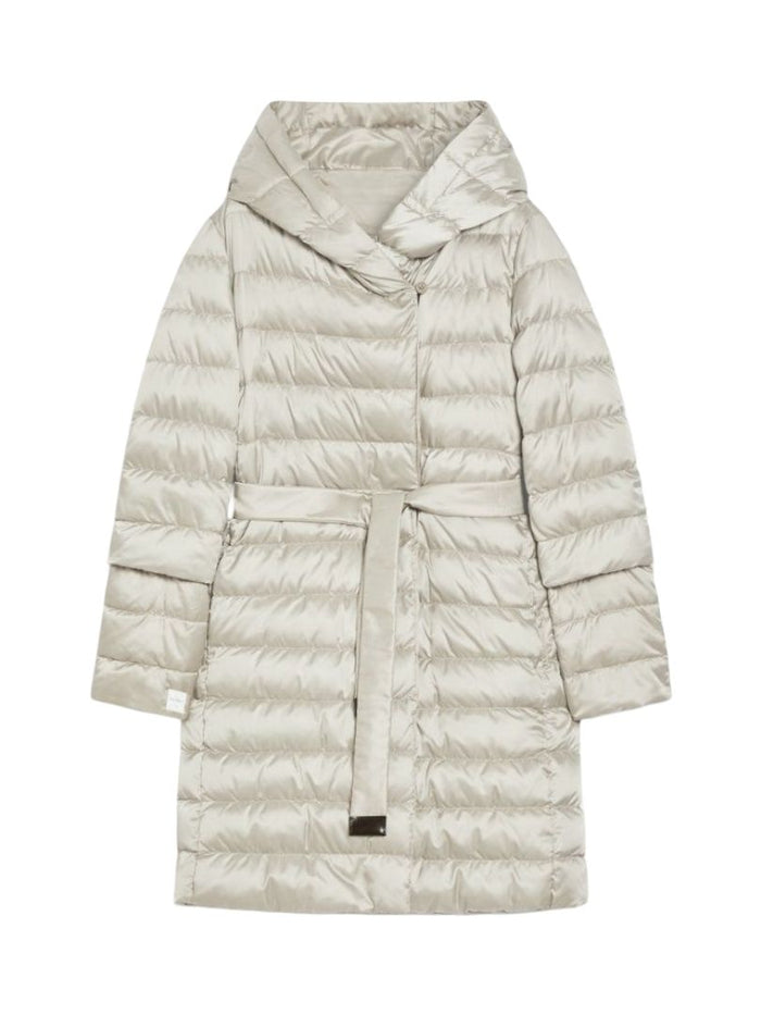 Max Mara The Cube Novef Quilted Coat Camel