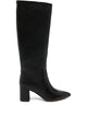 Twin-Set Black Leather Fashion Boots
