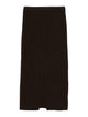 Twin-Set Black Textile Fibre Skirt