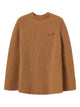 Twin-Set Twinset Ribbed Jewel-Embellished Cape