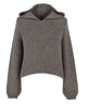 Twin-Set Grey Wool Knit Sweater