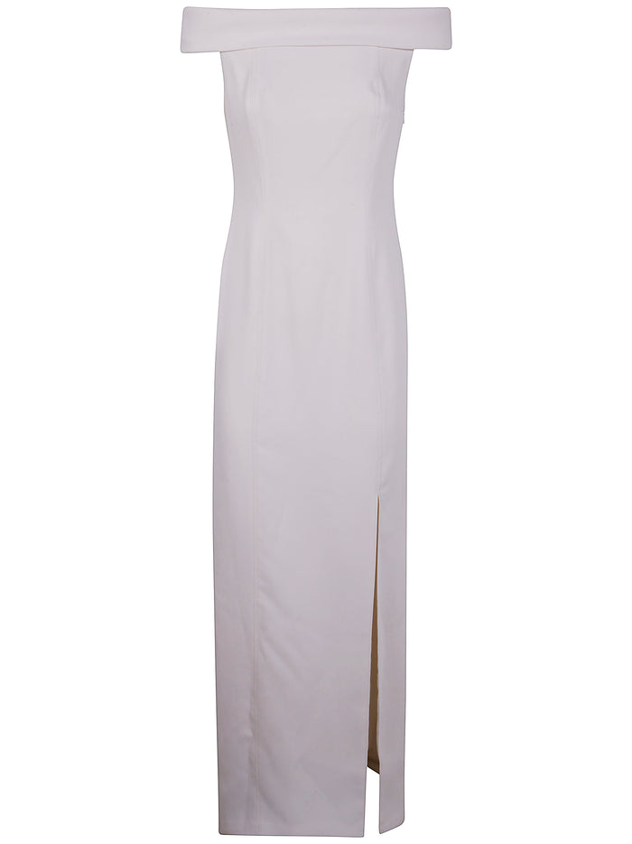 Lauren Ralph Lauren "Adlar" Short Sleeves Gown Long Dress