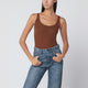 Roberto Collina  Tobacco-Coloured Wool Tank Top
