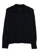 Roberto Collina Navy Blue Wool Polo Shirt