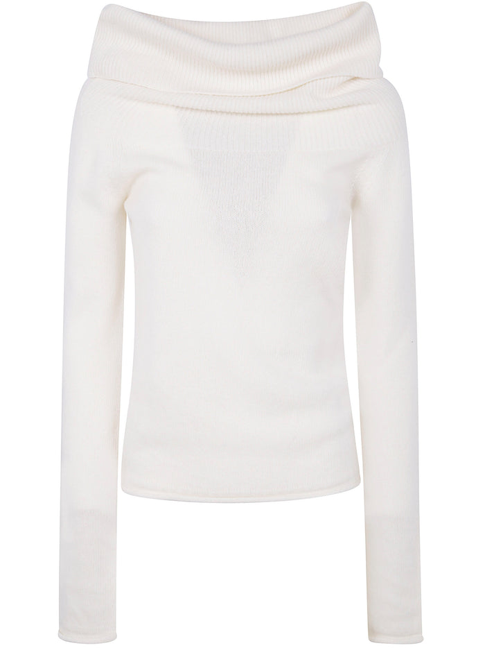 Nuur Long Sleeves Boat Neck Sweater