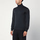 Roberto Collina  Anthracite Grey Wool Turtleneck Sweater