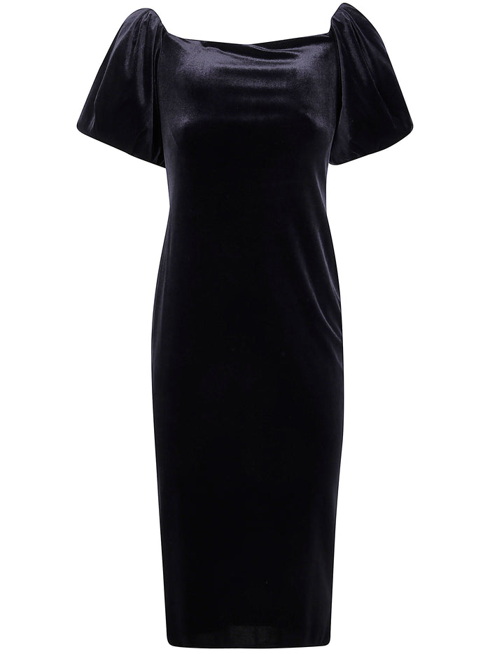 Lauren Ralph Lauren "Faraine" Short Sleeves Cocktail Dress