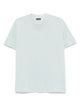 Paul & Shark Tone On Tone Embroidery Cotton Jersey T Shirt