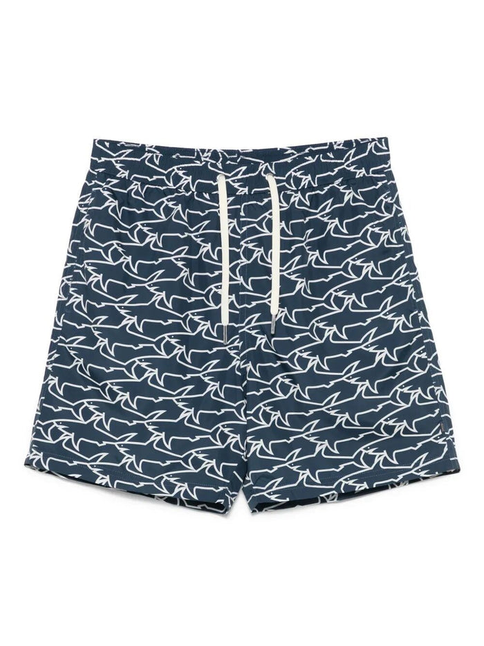 Paul & Shark Printed Swim Shorts