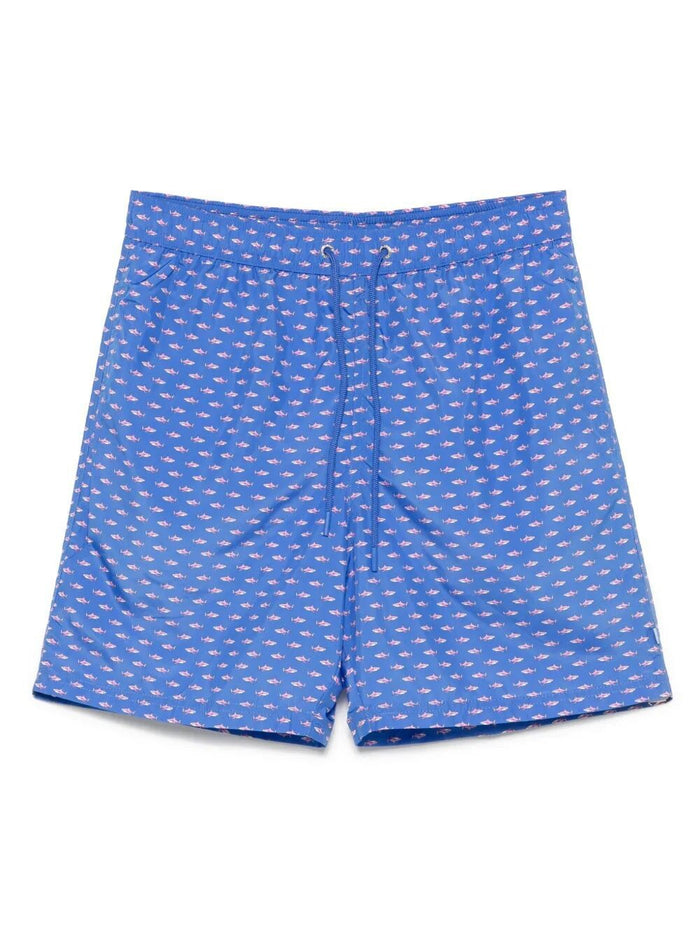 Paul & Shark Shark Print Swim Shorts