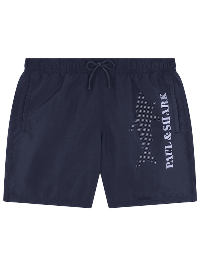 Paul & Shark Mega Shark Reflex Swim Shorts
