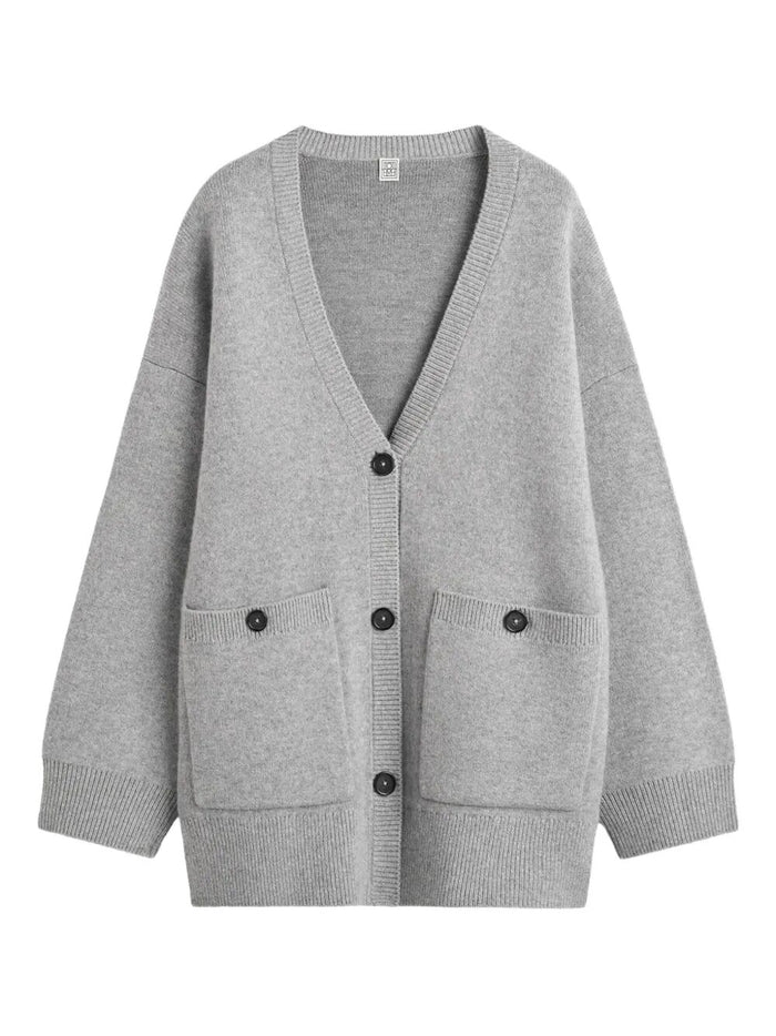Toteme Cashmere Merinos "Longline" Cardigan