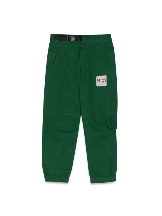 N°21 Pants With Logo Patch