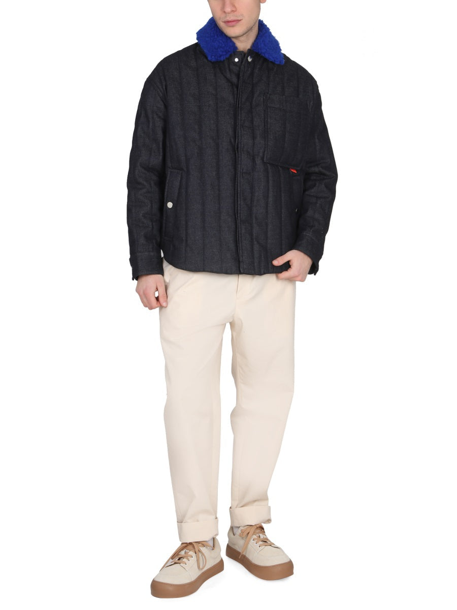 Sunnei Jacket With Faux Fur