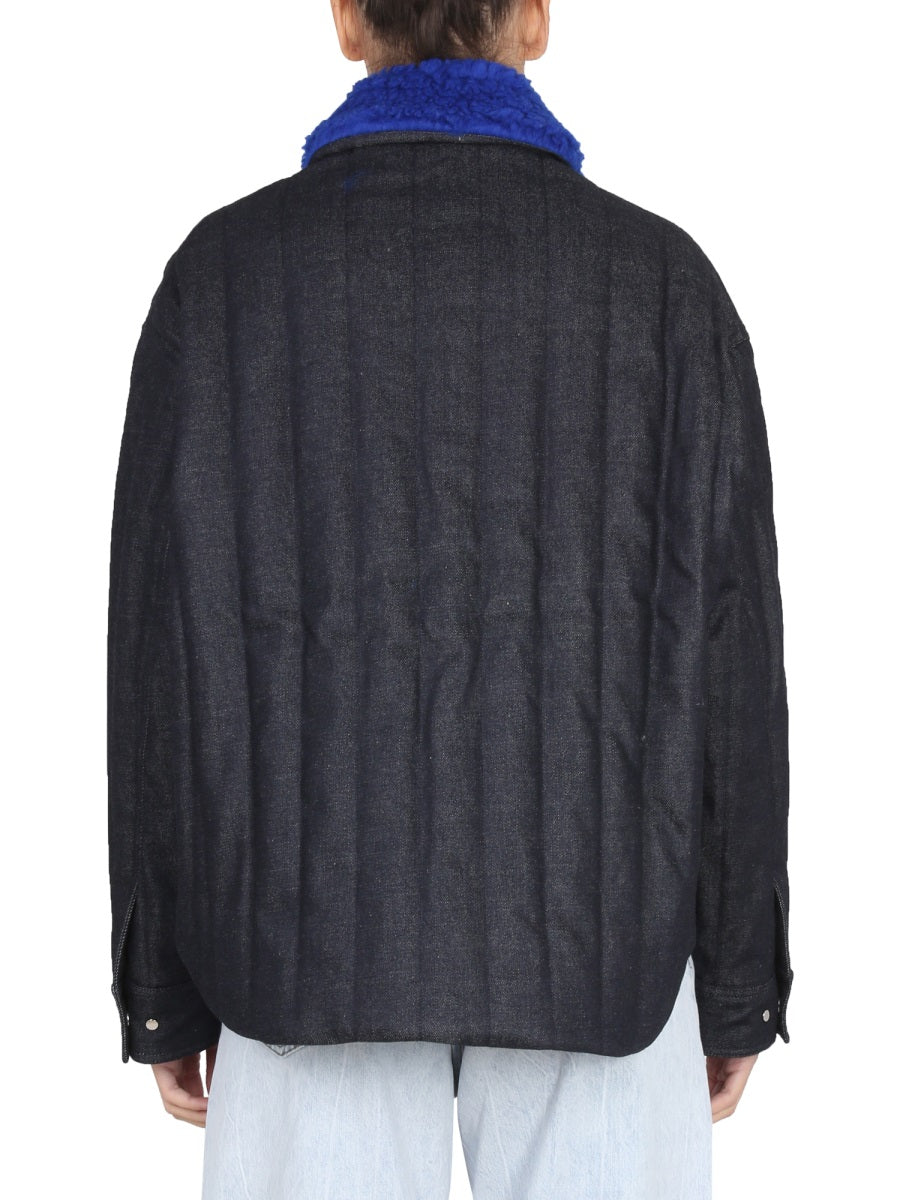 Sunnei Jacket With Faux Fur