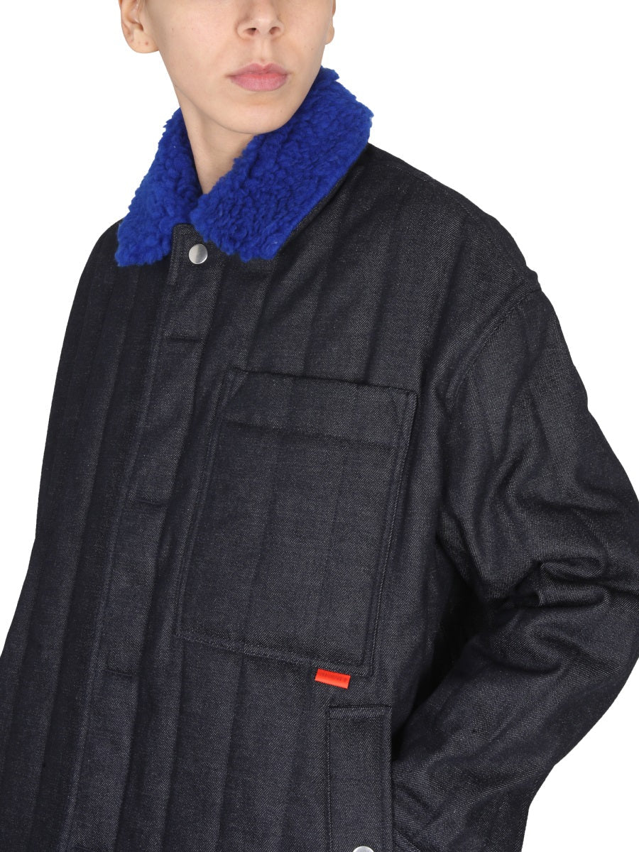 Sunnei Jacket With Faux Fur