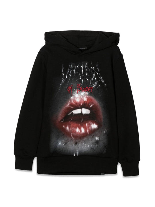Vision Of Super Hoodie Rock Mouth Print