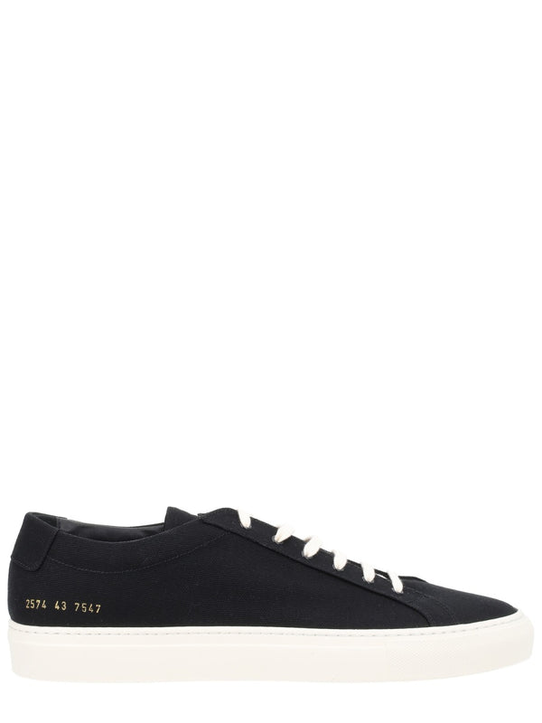 Common Projects Black Cotton Sneakers