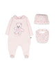 Philipp Plein Romper, Bib And Bonnet