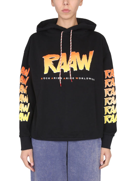 Aries Sweatshirt With Logo Print