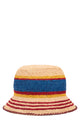 Paco Rabanne Bucket Hat Model In Raffia