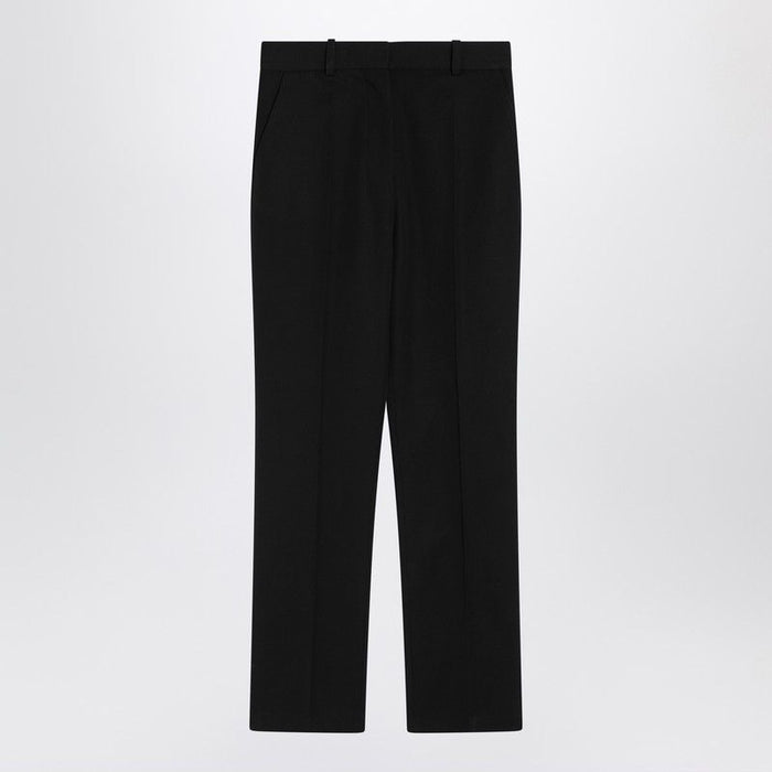 Jacquemus  Black Trousers In Cotton Blend