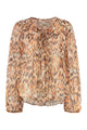 Isabel Marant Ametissa Printed Silk Blouse