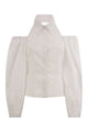 Mvp Wardrobe Cotton Shirt With Balloon Sleeves