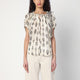 Isabel Marant  Ecru/Black Blouse In Silk