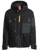 Parajumpers Black Polyester Wool Coat