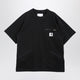 Sacai X Carhartt Wip Black Cotton T-Shirt With Logo Patch