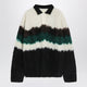 Sacai Multicolour Gradient Striped Polo Sweater