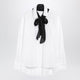 Sacai White Shirt With Black Scarf