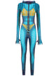 Jean Paul Gaultier "Re-Edition : Jumpsuit" High Neck With Long Sleeves, Hood And Center Front Zip Closing
