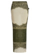 Jean Paul Gaultier 'Re-Edition - The Green Cartouche' Skirt