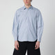 Sacai Light Blue Striped Cotton Shirt