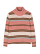 Il Gufo Striped Turtleneck Sweater