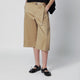 Sacai Beige Cotton Chino Bermuda Shorts