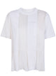 Sacai Satin X Cotton Jersey T-Shirt