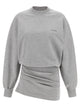 The Attico Mélange Sweatshirt Dress