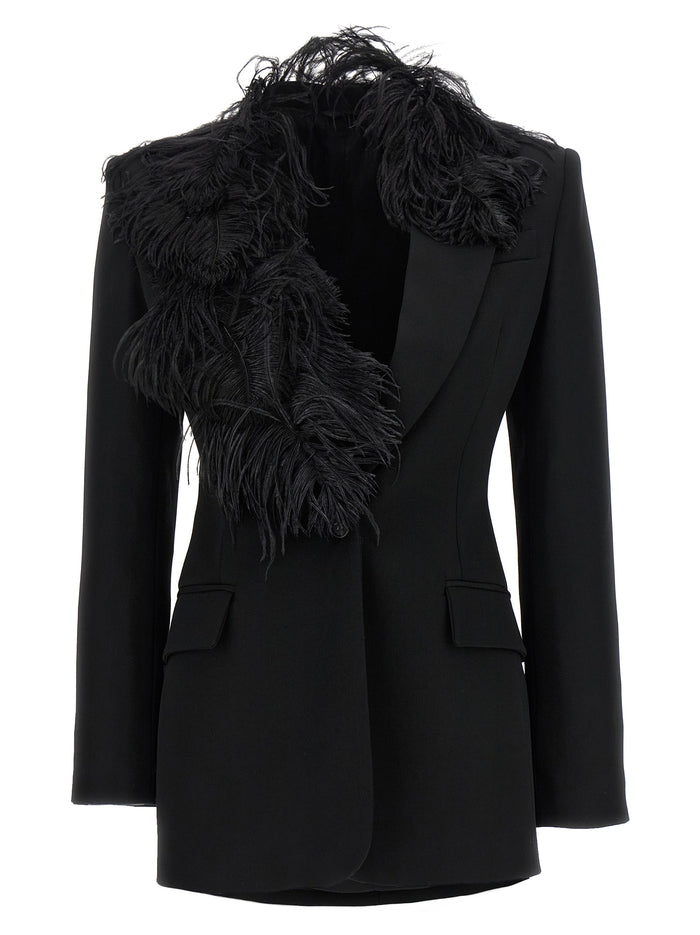 The Attico Feather Blazer