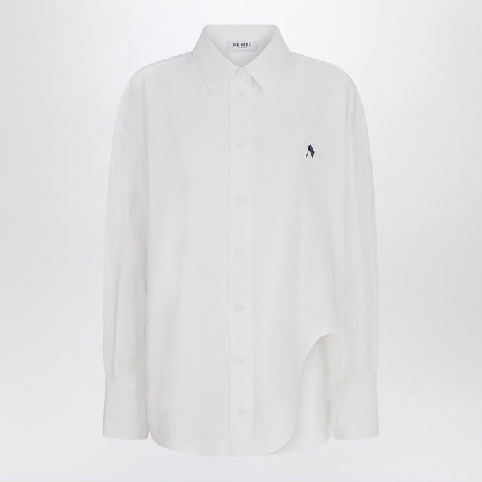 The Attico Oversized White Cotton Shirt