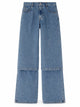 The Attico Blue Cotton Trousers