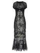 The Attico Lace Tulle Dress