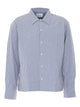Nn07 Stone Blue And Natural Reed Shirt