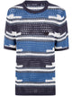Daily Paper "Kente" Stripe Knit Shirt