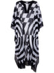 Dries Van Noten "Cartland" Long Kaftano Shirt