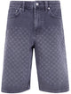 Daily Paper "Laser Monogram" Denim Shorts